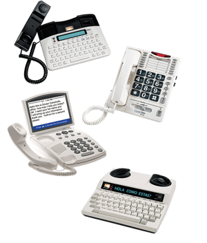 Images of the different types of phone equipment.